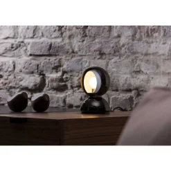 Lampe De Table Artemide Eclisse Noir, 1 Lumiere