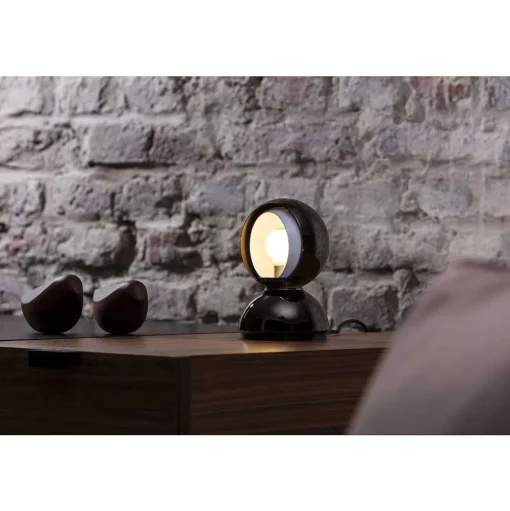 Lampe De Table Artemide Eclisse Noir, 1 Lumiere