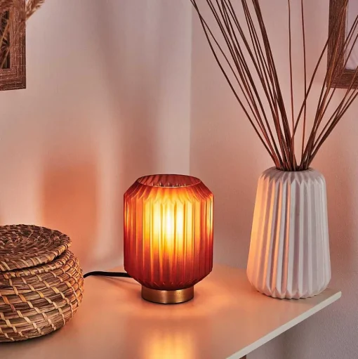 Lampe De Table Briel Laiton, 1 Lumiere