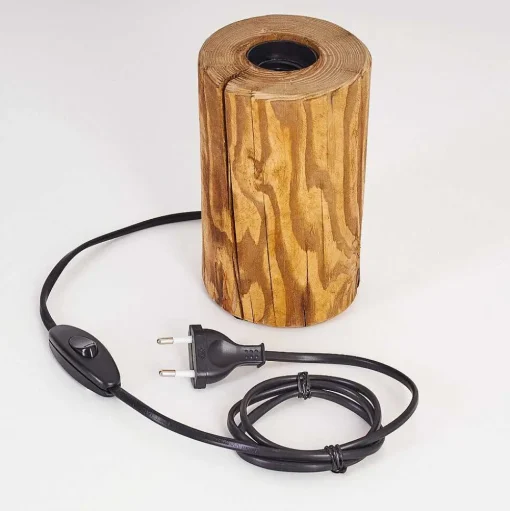 Lampe De Table Canedo Ecru, Noir, 1 Lumiere