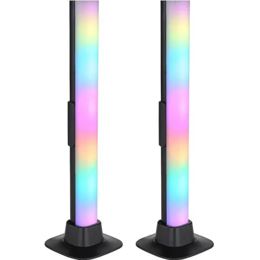 Lampe De Table Globo Polliver Led Noir, 1 Lumiere, Changeur De Couleurs