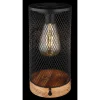 Lampe De Table Globo Solar Led Ecru, Noir, 1 Lumiere