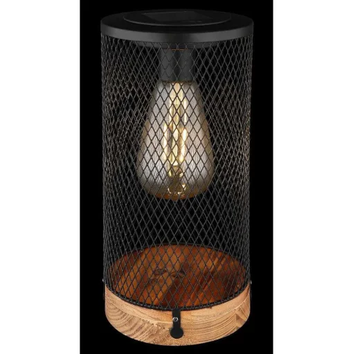 Lampe De Table Globo Solar Led Ecru, Noir, 1 Lumiere
