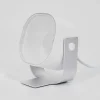 Lampe De Table Idual Lilas Led Argente, 1 Lumiere, Changeur De Couleurs