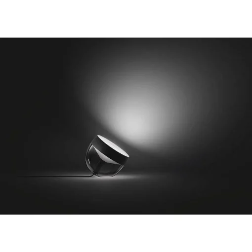 Lampe De Table, Kit D'Extension Philips Hue Ambiance White & Color Iris Led Noir, Transparent, 1 Lumiere, Changeur De Couleurs