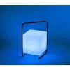 Lampe De Table Leuchten Direkt Keno Led Noir, 1 Lumiere, Telecommandes, Changeur De Couleurs