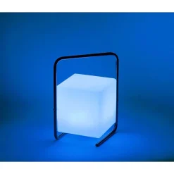 Lampe De Table Leuchten Direkt Keno Led Noir, 1 Lumiere, Telecommandes, Changeur De Couleurs