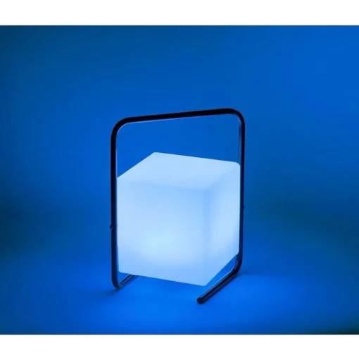 Lampe De Table Leuchten Direkt Keno Led Noir, 1 Lumiere, Telecommandes, Changeur De Couleurs