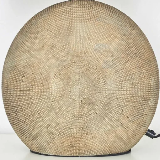 Lampe De Table Manariz Brun, 1 Lumiere