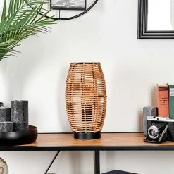 Lampe De Table Mulstrand Ecru, Noir, 1 Lumiere