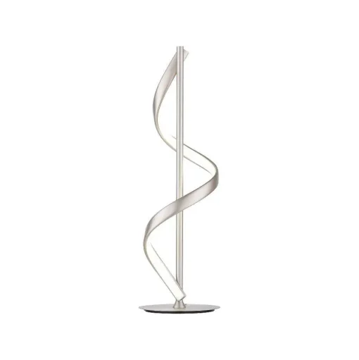 Lampe De Table Paul Neuhaus Qswing Led Argente, 1 Lumiere, Telecommandes