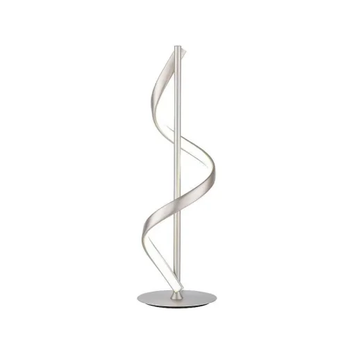 Lampe De Table Paul Neuhaus Qswing Led Argente, 1 Lumiere, Telecommandes