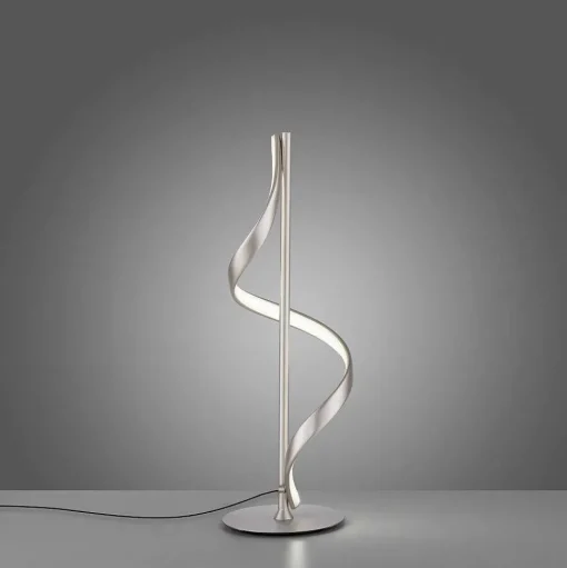 Lampe De Table Paul Neuhaus Qswing Led Argente, 1 Lumiere, Telecommandes