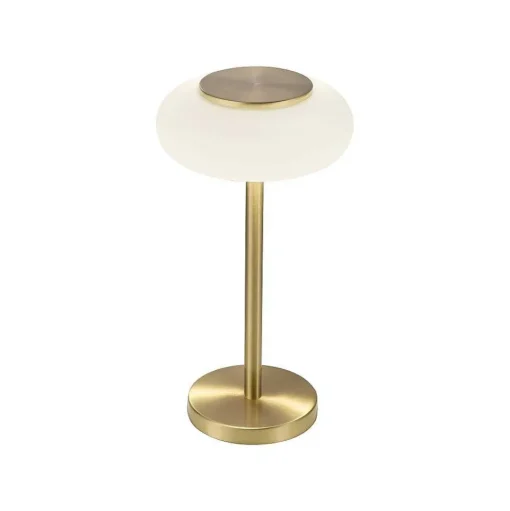 Lampe De Table Paul Neuhaus Q-Etienne Led Laiton, 1 Lumiere, Telecommandes