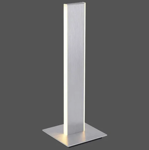 Lampe De Table Paul-Neuhaus Q-Adriana Led Aluminium, 2 Lumieres, Telecommandes