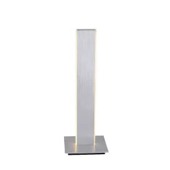 Lampe De Table Paul-Neuhaus Q-Adriana Led Aluminium, 2 Lumieres, Telecommandes