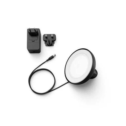 Lampe De Table Philips Hue Bloom Led Noir, 1 Lumiere, Changeur De Couleurs