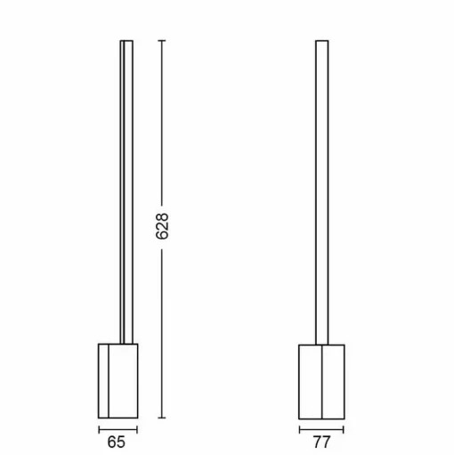 Lampe De Table Philips Hue Gradient Signe Led Blanc, 1 Lumiere, Changeur De Couleurs