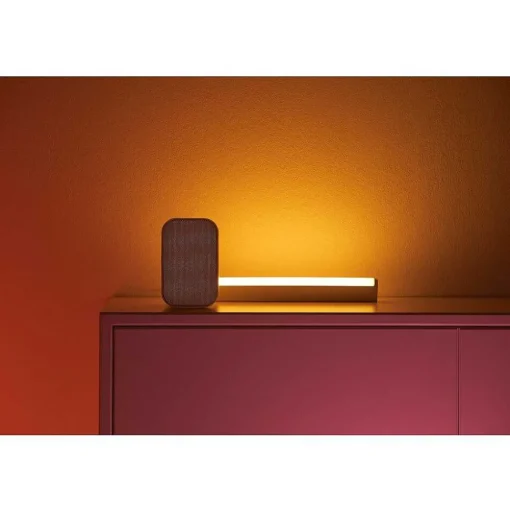 Lampe De Table Philips Wiz Lightbar Led Blanc, 1 Lumiere, Changeur De Couleurs