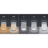 Lampe De Table Solaire Konstsmide Crotone Led Noir, 1 Lumiere