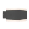 Lampe D'Exterieur Globo Slice Led Anthracite, 1 Lumiere, Changeur De Couleurs