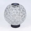 Lampe Solaire Leonard Led Noir, Blanc, 1 Lumiere