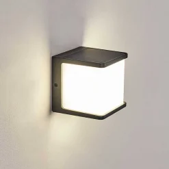Lampe Solaires Burseryd Led Anthracite, 1 Lumiere, Detecteur De Mouvement