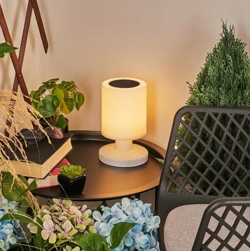 Lampe Solaires Pontaut Led Blanc, 1 Lumiere