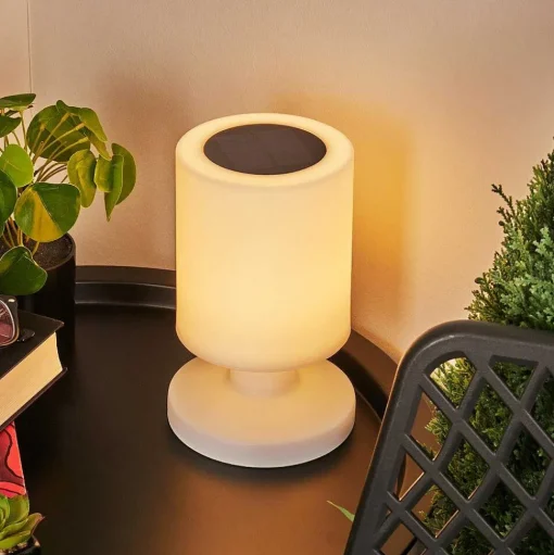 Lampe Solaires Pontaut Led Blanc, 1 Lumiere