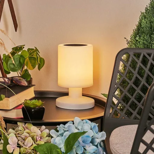 Lampe Solaires Pontaut Led Blanc, 1 Lumiere