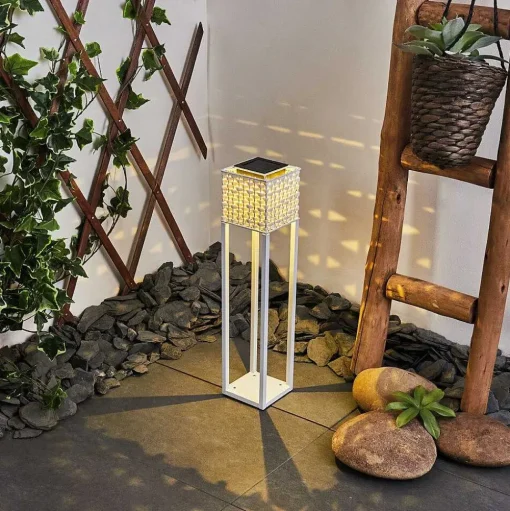 Lampe Solaires Quarrata Led Blanc, 1 Lumiere