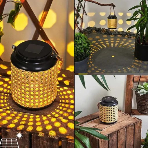 Lampe Solaires Sessivi Led Brun, Noir, 1 Lumiere