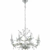 Lampe Suspension Eglo Flitwick 1 Argente, 8 Lumieres