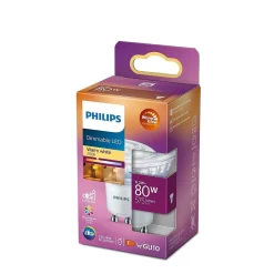 Led Gu10 80 Watt 2700-2200 Kelvin 575 Lumen Philips