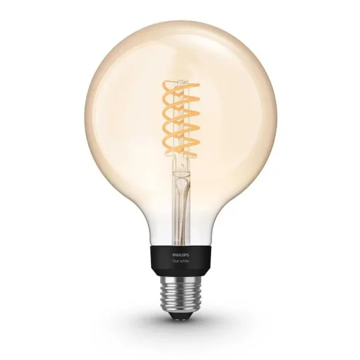 Led White Filament Globe E27 7 Watt 2100 Kelvin 600 Lumen Philips Hue