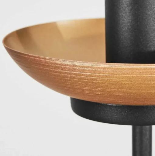 Lustre Cassague Noir, 3 Lumieres