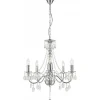 Lustre Globo Chrome, 5 Lumieres