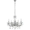 Lustre Globo Cuimbra Ii Transparent, 5 Lumieres