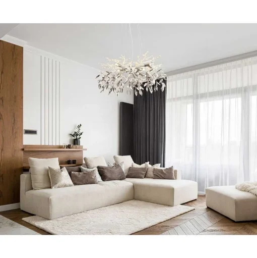 Lustre Globo Danna Chrome, 8 Lumieres
