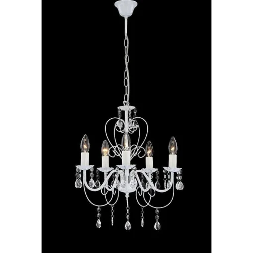 Lustre Globo Pinja Blanc, 5 Lumieres
