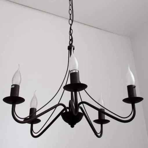 Lustre Reality Rouille, 5 Lumieres