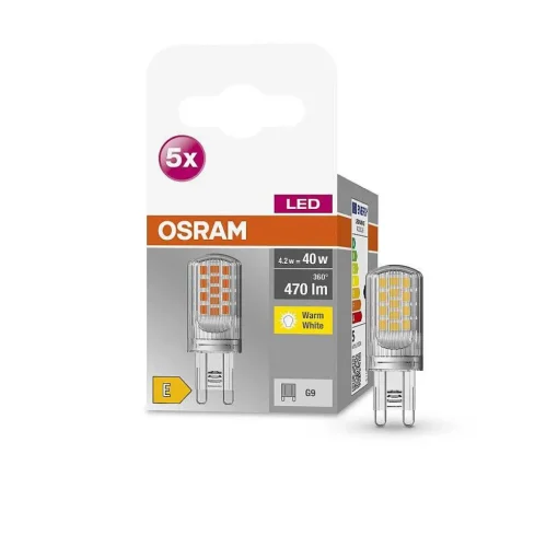 Osram Led Base Pin Lot De 5 Led G9 4,2 Watt 2700 Kelvin 470 Lumen