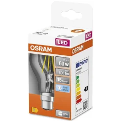 Osram Led Retrofit Led B22D 6,5 Watt 4000 Kelvin 806 Lumen