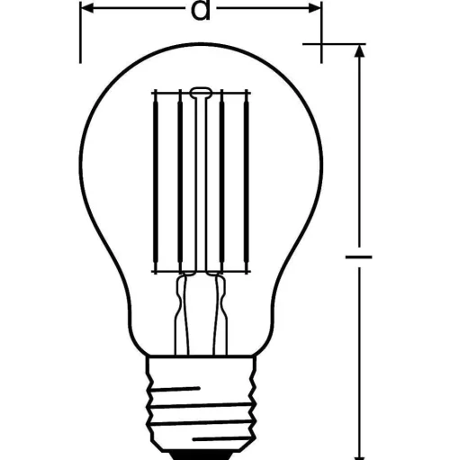 Osram Set De 3 Led E27 7,5 Watt 2700 Kelvin 1055 Lumen