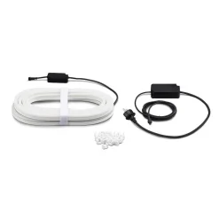 Philips Hue Lot De 2 Bandes Led D'Exterieur Transparent, 1 Lumiere, Changeur De Couleurs