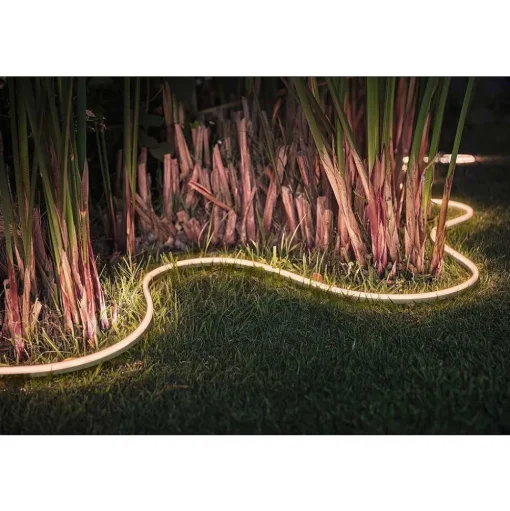 Philips Hue Lot De 2 Bandes Led D'Exterieur Transparent, 1 Lumiere, Changeur De Couleurs