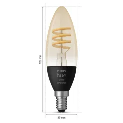 Philips Hue Lot De 2 Led E14 4,6 Watt 2200-4500 Kelvin 350 Lumen