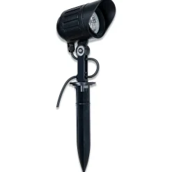 Pique De Terre Lcd Wiesloch Led Noir, 1 Lumiere