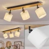 Plafonnier Alsen Bois Fonce, 3 Lumieres