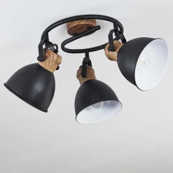 Plafonnier Banjul Noir, 3 Lumieres